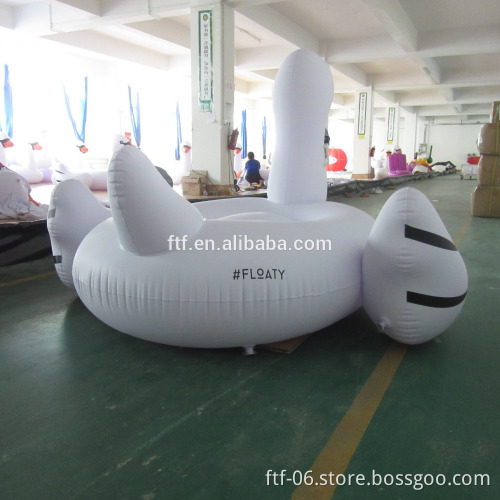 Custom water floating inflatable swan toy,inflatable swan float